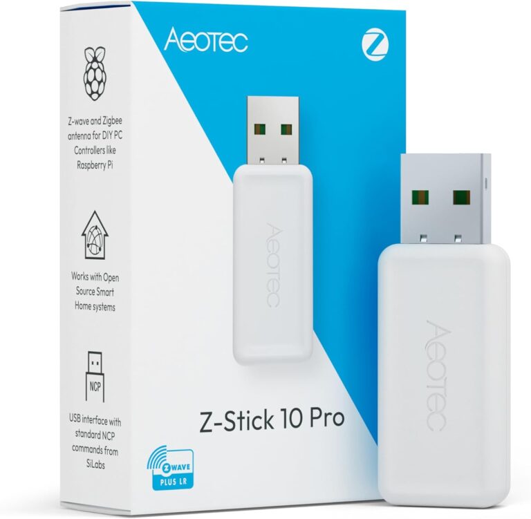 AEOTEC Z-Stick 10 Pro – Zigbee 3.0 & Z-Wave 800 Series Adaptateur USB