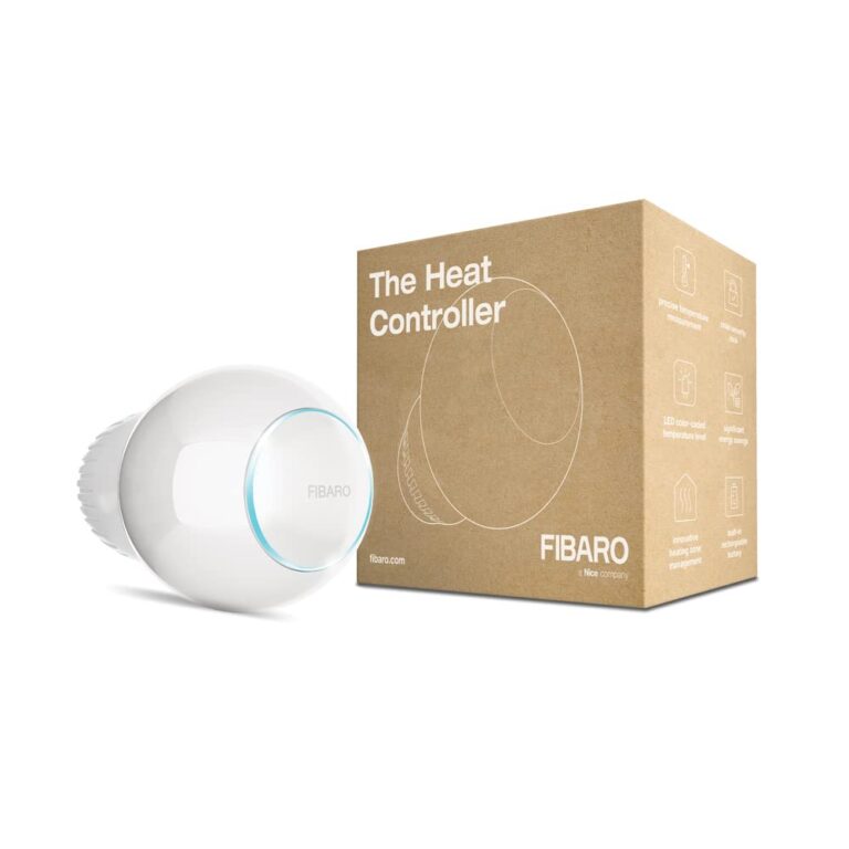 FIBARO – Thermostat de chauffage The Heat Controller Head/Z-Wave Plus, thermostat de radiateur, FGT-001