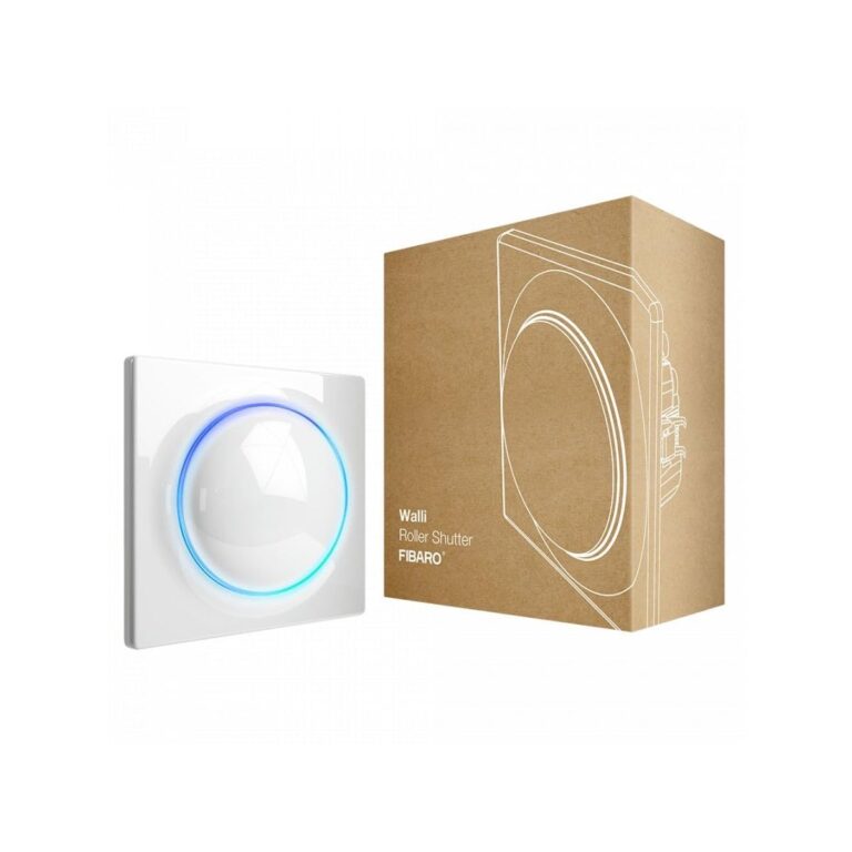 FIBARO Walli Roller Shutter / Interrupteur Intelligente pour Volet Roulant Z-Wave +, Blanc