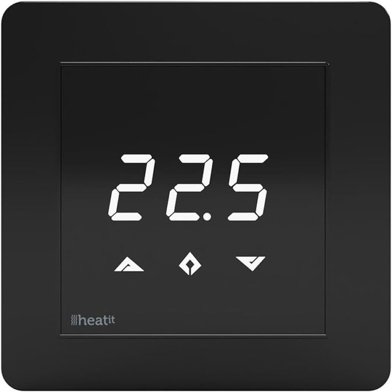 HEATIT – Z-Wave Domotique Thermostat Heat-it TRM6 (Noir)