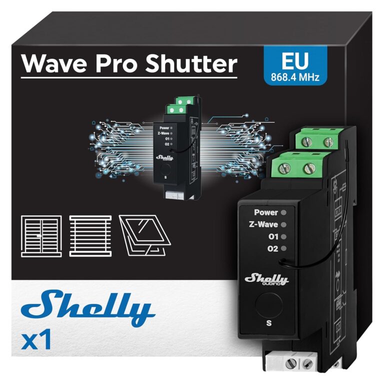 Wave Pro Shutter – Interrupteur pour volets roulants connectés Z-Wave 800